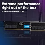 Crucial 32GB DDR5 RAM Kit 2x16GB 5200MHz 4800MHz UDIMM CT2K16G52C42U5 view 2