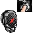 XYHGM Car Engine Start Stop Button Cover Push Start for Dodge Challenger Charger Durango Car General Motors Ignition Switch Decorative Cover Anti-Scratch auto Interior Ignition Accessories(Black)