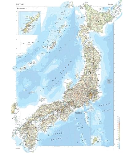 mity まさかつ Amazon.com: Japan Wall Map Poster 33.11×23.38inch(841mm