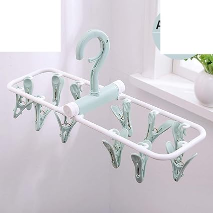 MoMo Faltende Trocknende Kleidung-Stöpsel-Klipp/Sun-Socken Kleidet in Den Plastikhosen/Säuglingswinddichtem Winddichtes Cloth