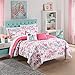 Waverly Reverie Modern Graphic 2-Piece Reversible Comforter Set, Twin, Pink