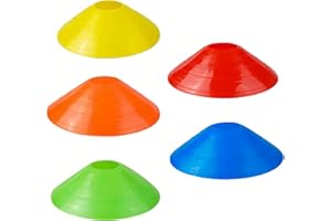 20Pcs Disc Cones Training Cones Agility Soccer Cones Sports Disc Cones Holder for Training Soccer Football Basketball Kids an