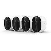 Arlo Pro Security Camera 2K HDR (6th Gen, 2025 Release) - Wireless Outdoor Camera, Rechargeable Removeable Battery, Emergency Response, 1-Month Trial of Secure Plan, 4 Cam, White, Motion Alert