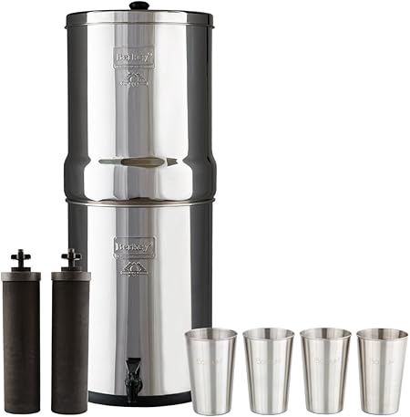Berkey Système De Filtre à Eau Avec 2 Filtres Purificateur D