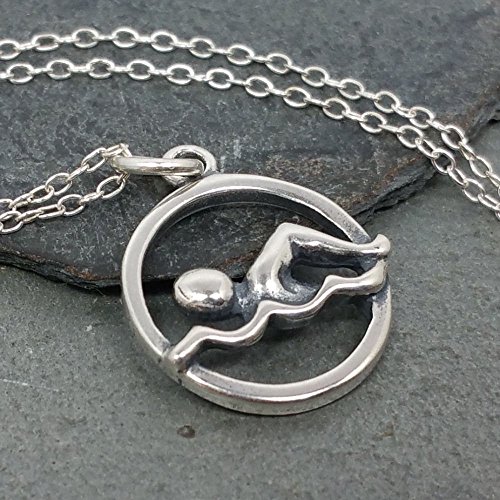 Swimming Necklace - 925 Sterling Silver