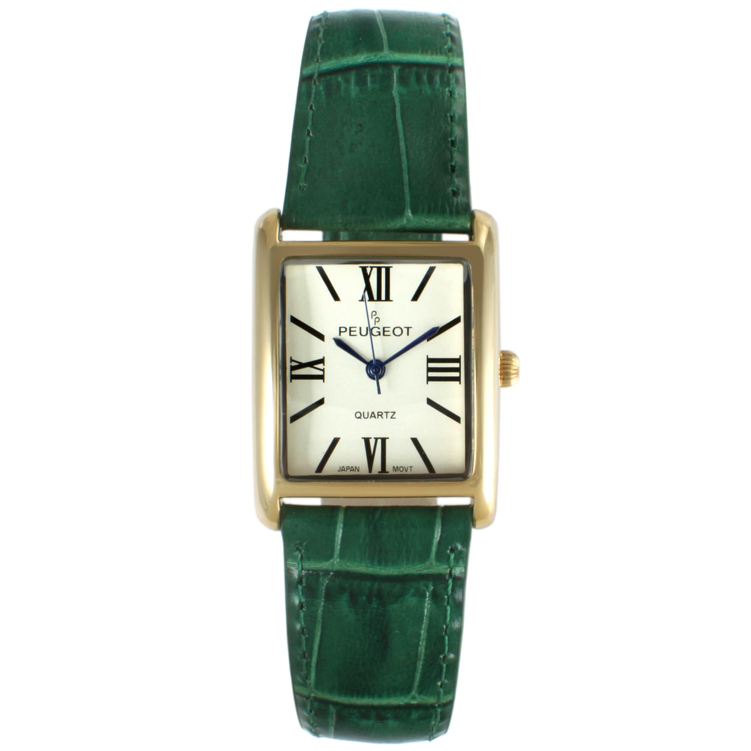Mua Peugeot Women's 14K Gold Plated Tank/Silver-Tone Tank Leather Dress  Watch with Roman Numerals Dial trên Amazon Mỹ chính hãng 2026