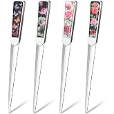 Chuangdi 4 Pcs Letter Opener Envelope Slitter Fancy Knife, Vintage Style | Lightweight Stainless Steel Knife, Durable Shape, Decorative Mail Opener Sword Tool for Women Men Office Home School Gift