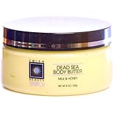 Swisa Beauty Dead Sea Body Butter Milk and Honey - Thick and Creamy Skin Softener Leaves The Skin Silky Smooth and Refreshed.
