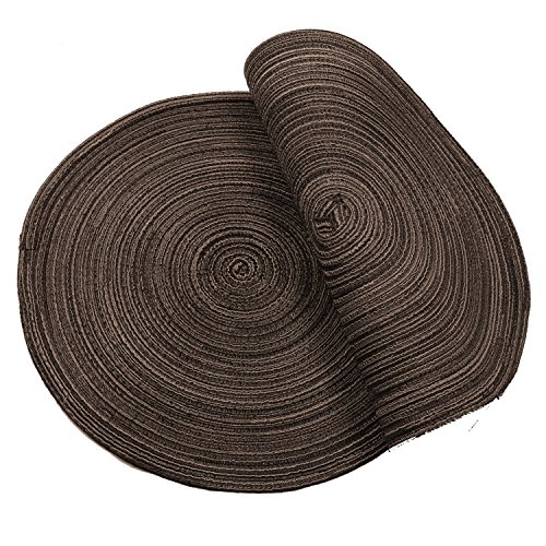 Topotdor 14 Inch Round Placemats HeatResistant Stain Resistant Anti