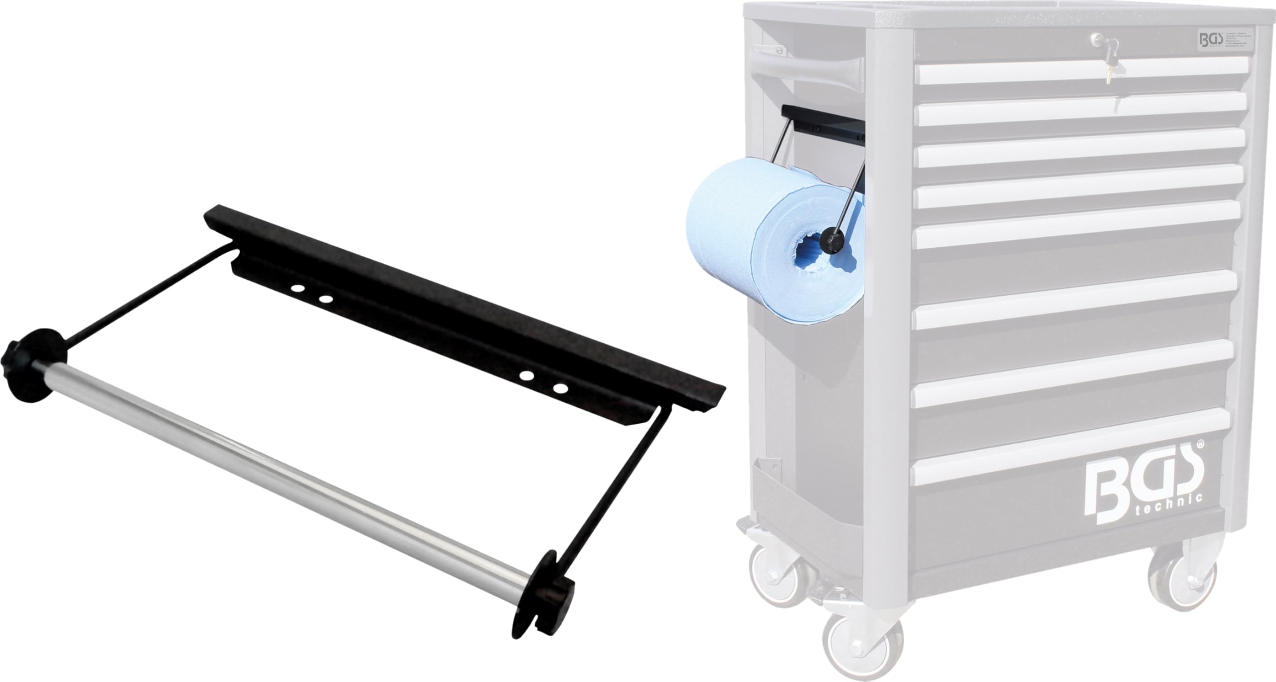 BGS 67161 | Paper Roll Holder for Workshop Trolley PRO