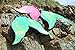 Mahina Mermaid Adult MerFin Classic Swim Mono-Fin Costume Large Aqua
