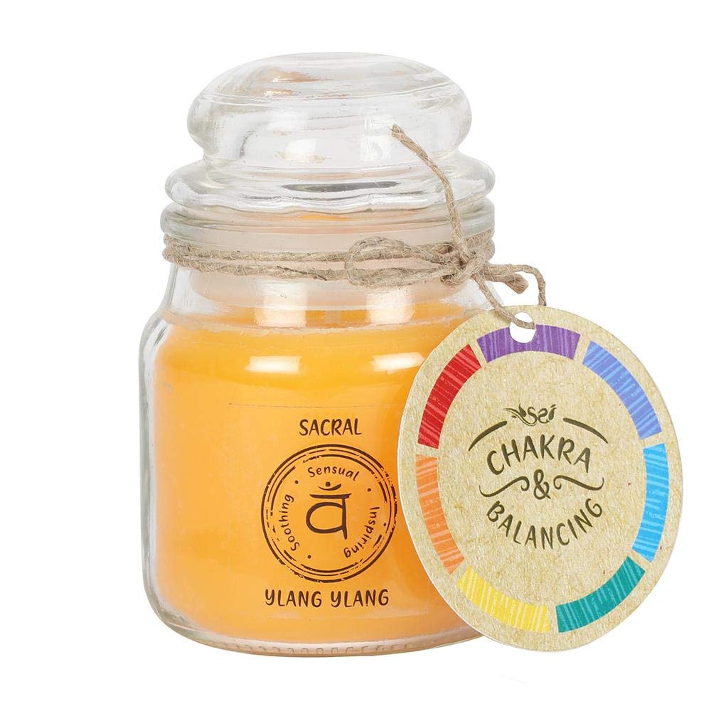 Candle - 9cm Sacral Chakra Ylang Ylang Scented Candle