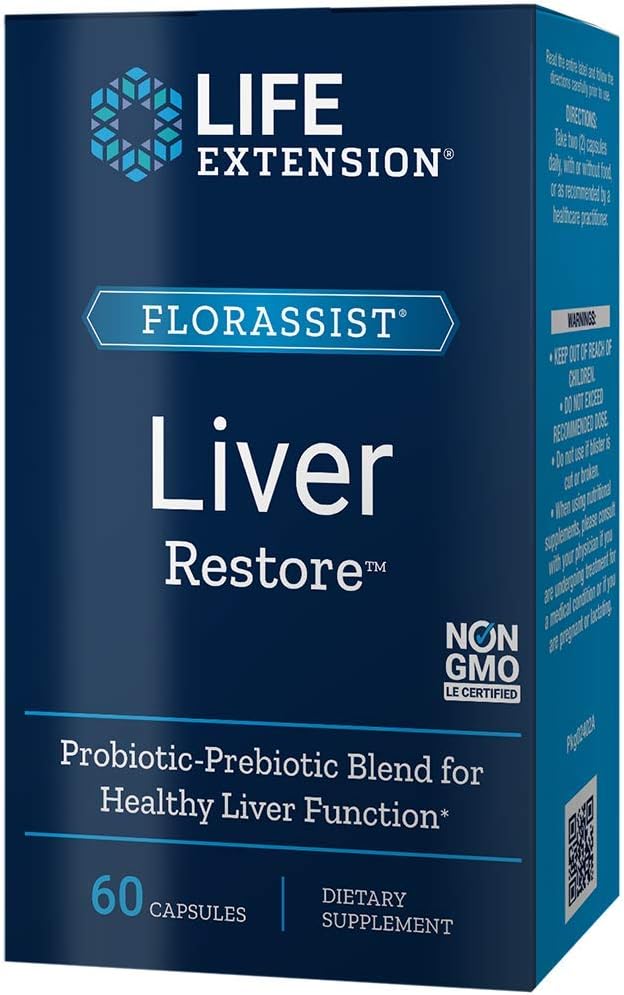 Life Extension Florassist Liver Restore, 60 Capsules