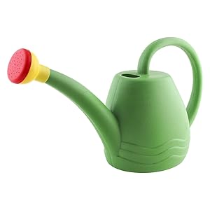 Live with alive Premium High-Grade Plastic Watering Can (1.8 Litre) for Plants Free!!! Mixed Vegetables Seeds