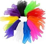 SteelFever 30pcs Large Dance Scarves Juggling Scarfs 70x70cm 10 Colors view 5