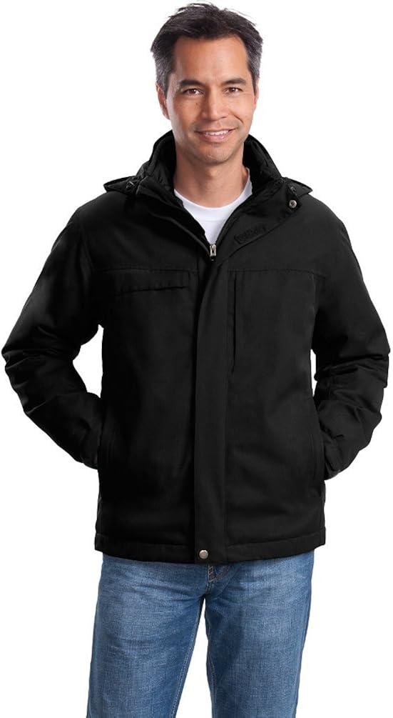 Port Authority Herringbone 3in1 Parka J302 at  Men’s Clothing store