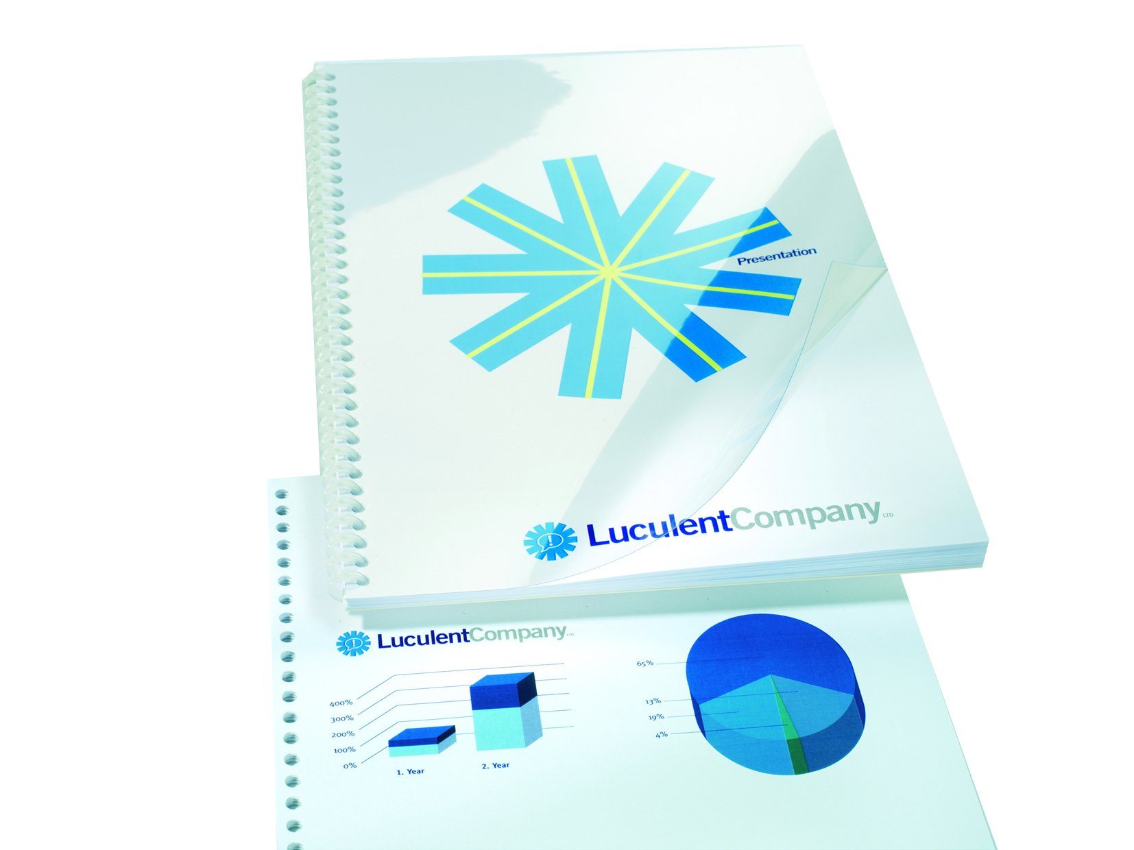 GBC 150 Micron PVC Hi-Clear Binding Cover A4 - Pack of 100, Clear