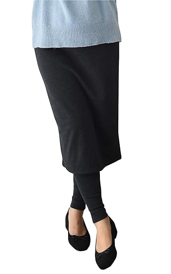 Amazon チョコア Chocoa 裏起毛ロングスカートレギンス マタニティ