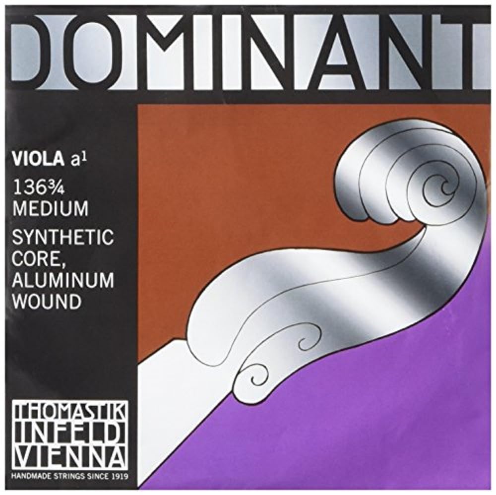 Thomastik single string for viola 3/4 Dominant - A-string nylon core aluminum wound, medium