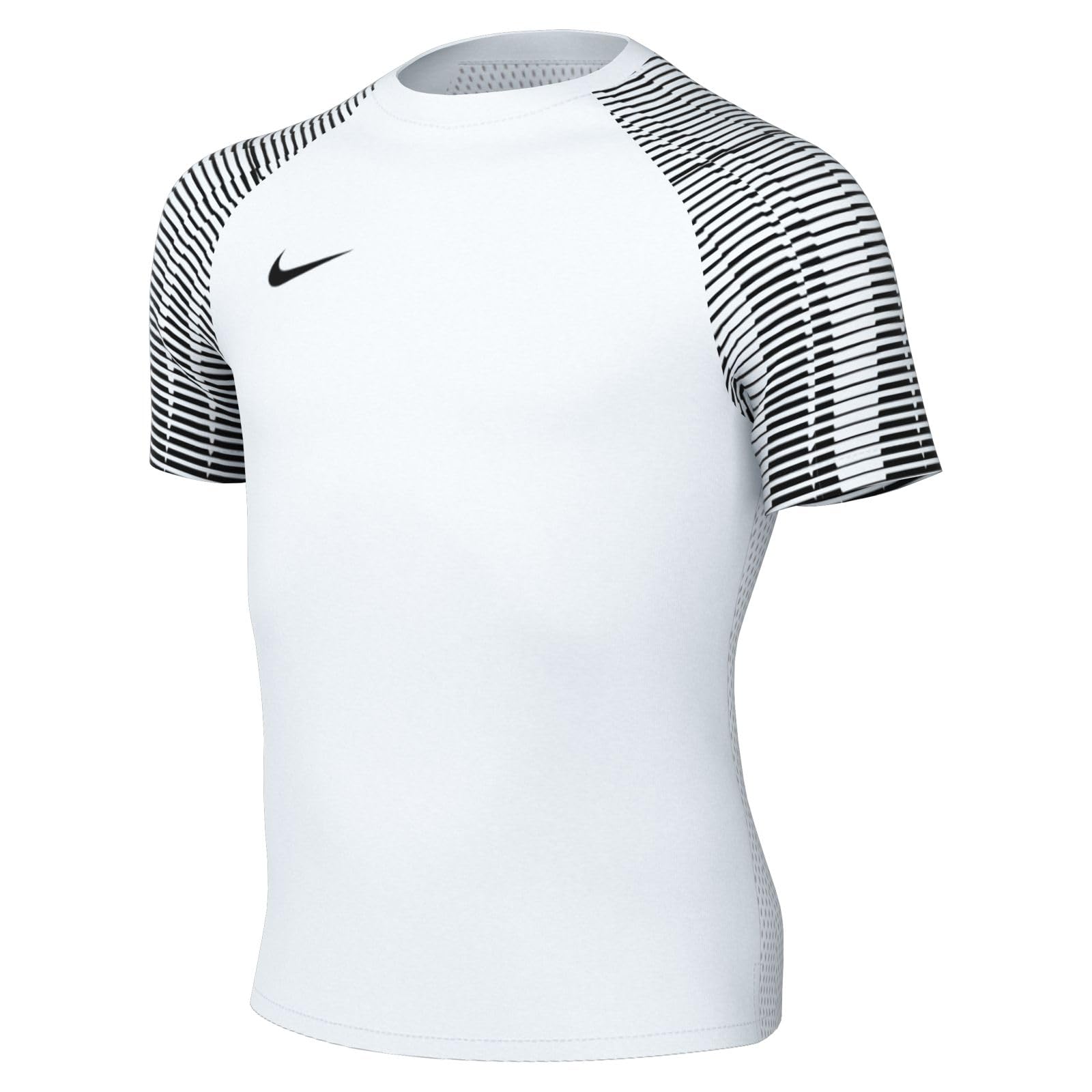 NIKE DH8369-104 Y NK DF Academy JSY SS T-Shirt Unisex White/Black/Black Size S