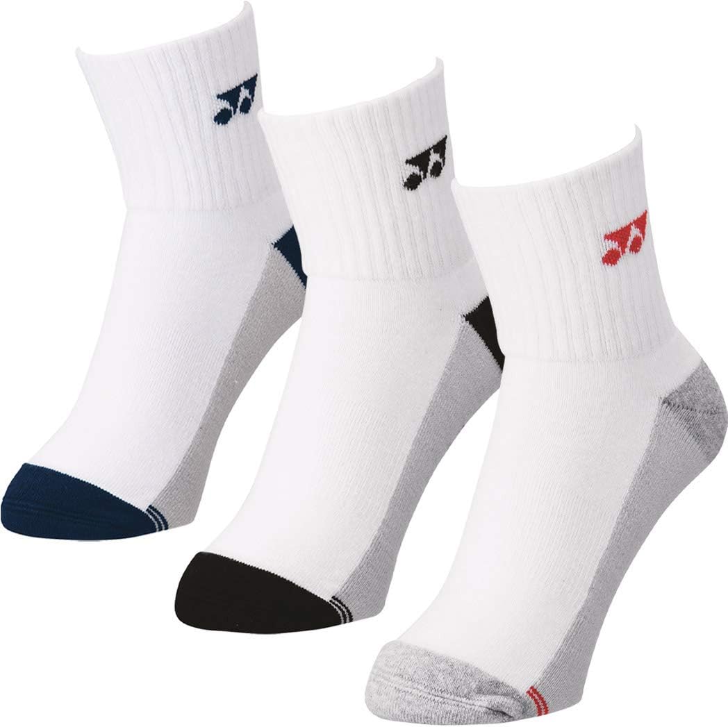 Amazon.co.jp： ヨネックス YONEX ソックス ジュニア アンクルソックス（3足セット） 19156JY 080：アソート 19