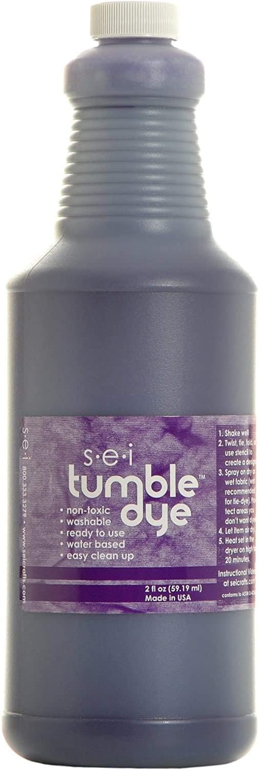 Sew Easy Industries Tumble-Dye Bottle, 1-Quart, Sports Purple