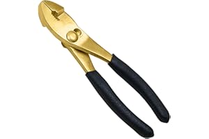 WEDO Brass Slip Joint Pliers 6", Adjustable Combination Pliers with Non-Slip Handle, Brass Pliers, Die-Forged, Corrosion Resi