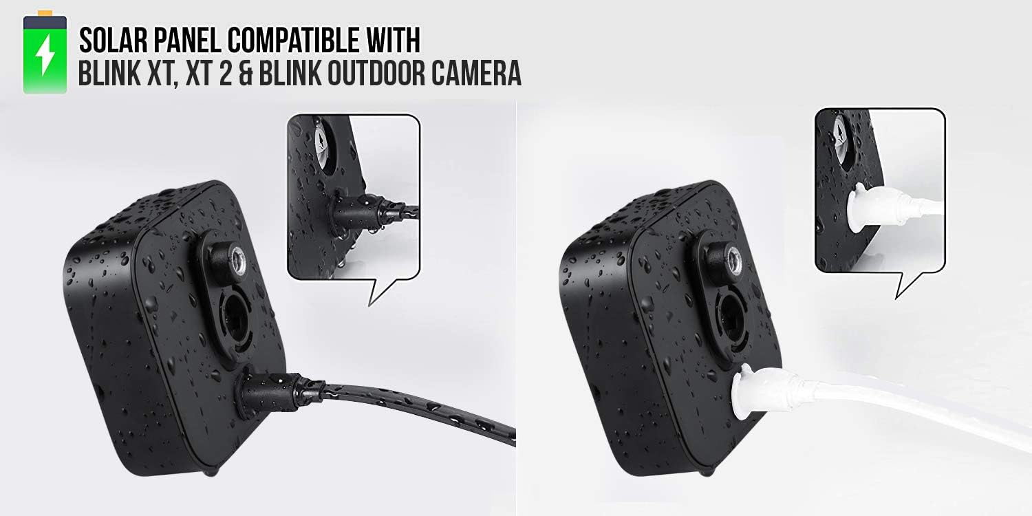 FLOOD LIGHT SOLAR Panel for Blink Outdoor XT XT2 Motion Sensor