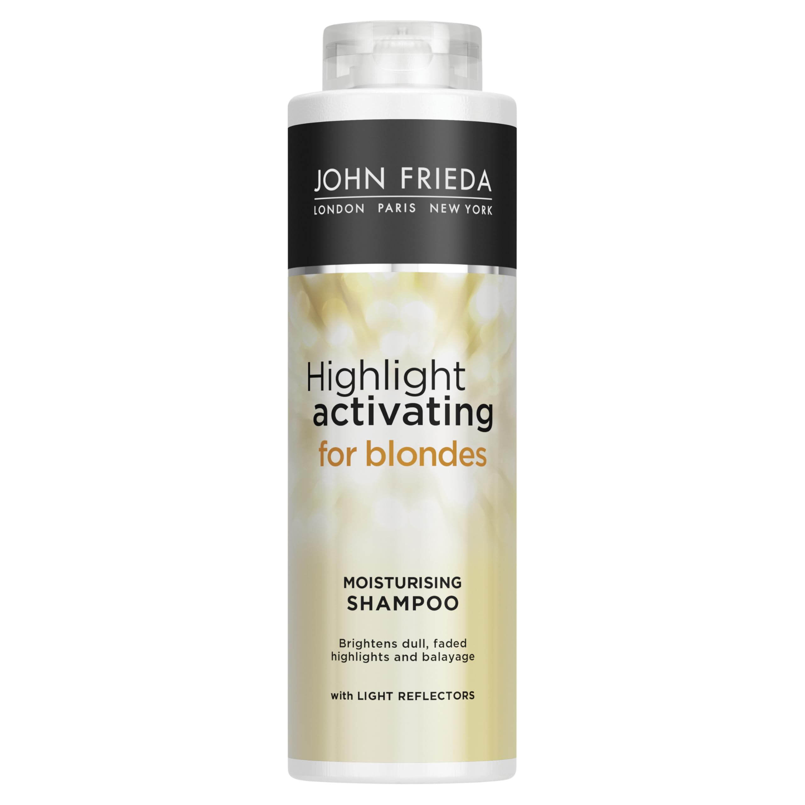 John Frieda Sheer Blonde Highlight Activating Moisturising Shampoo for Blonde Hair 500 ml