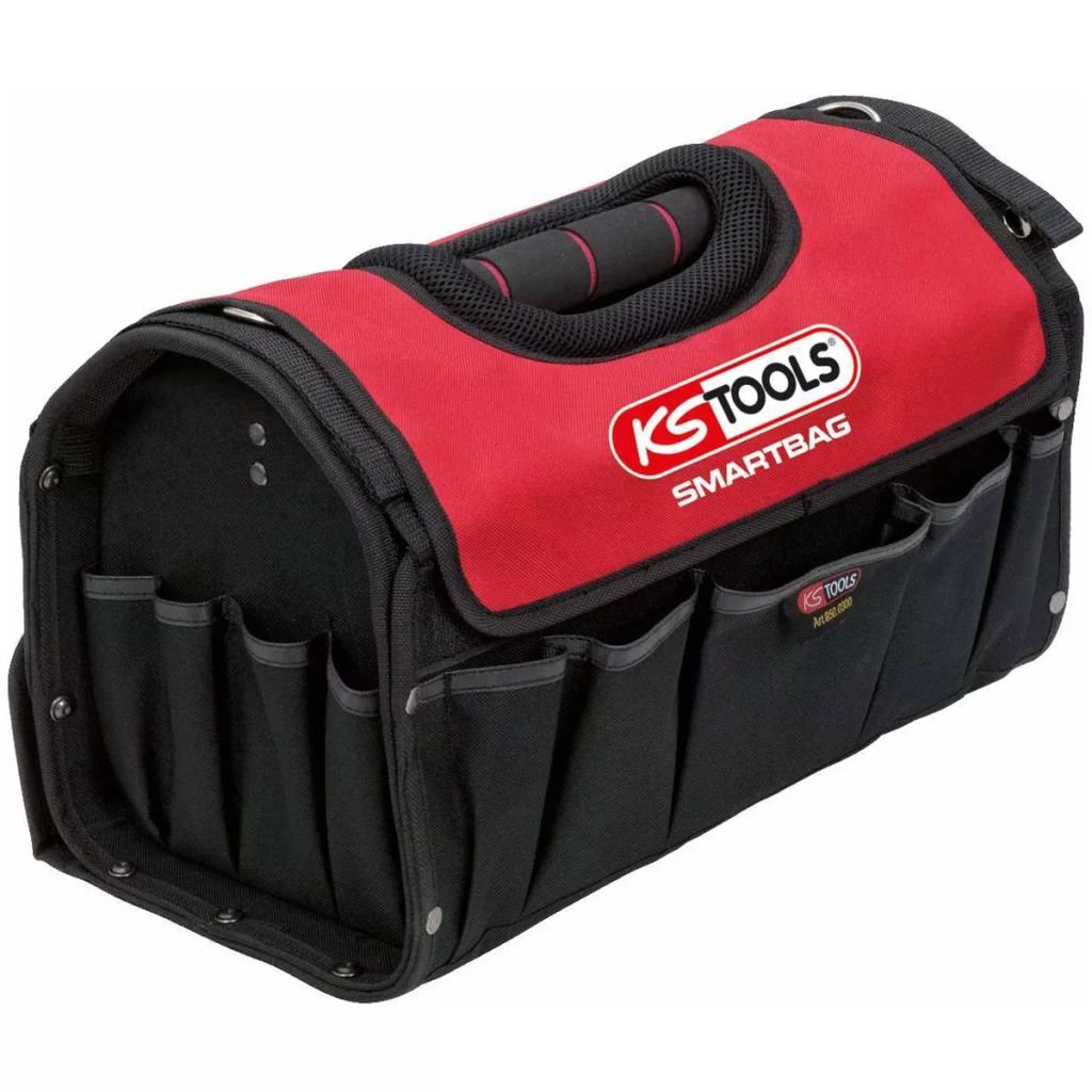 KS Tools 850.03 425 x 240 x 280mm SmartBag Tool Case, India,red,white - Image 4