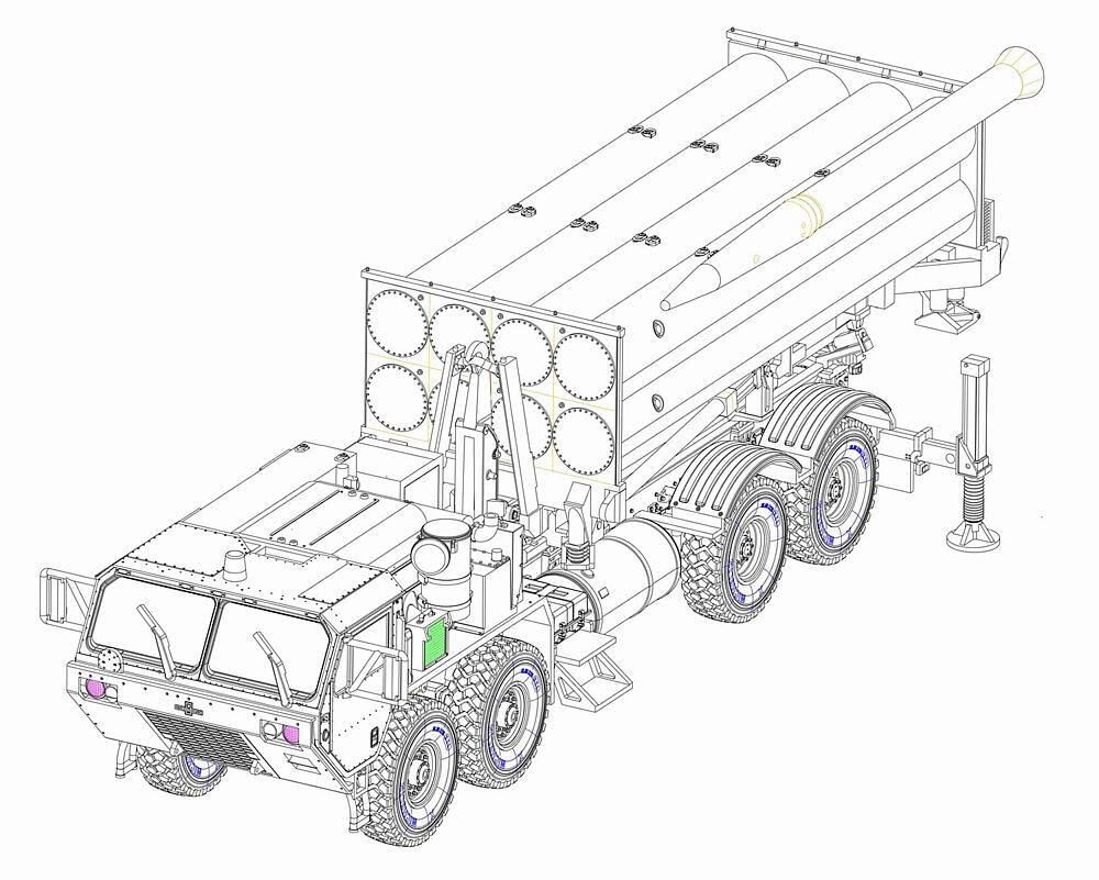 Trumpeter 1:72-Terminal High Altitude Area Defence (THAAD)