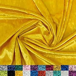 Ice Fabrics Stretch Crushed Velvet Fabric by The