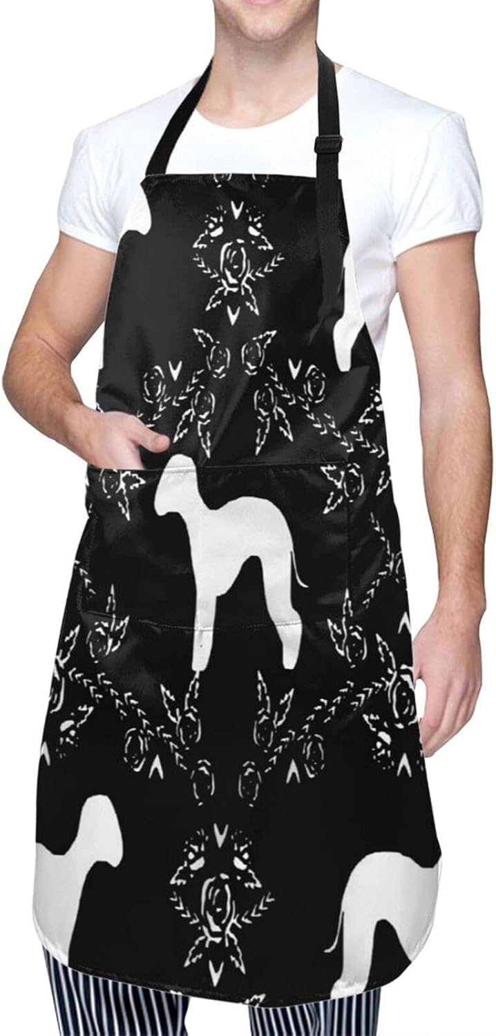 Ancient Dog Breeds Women'S Apron, Adjustable Kitchen Apron