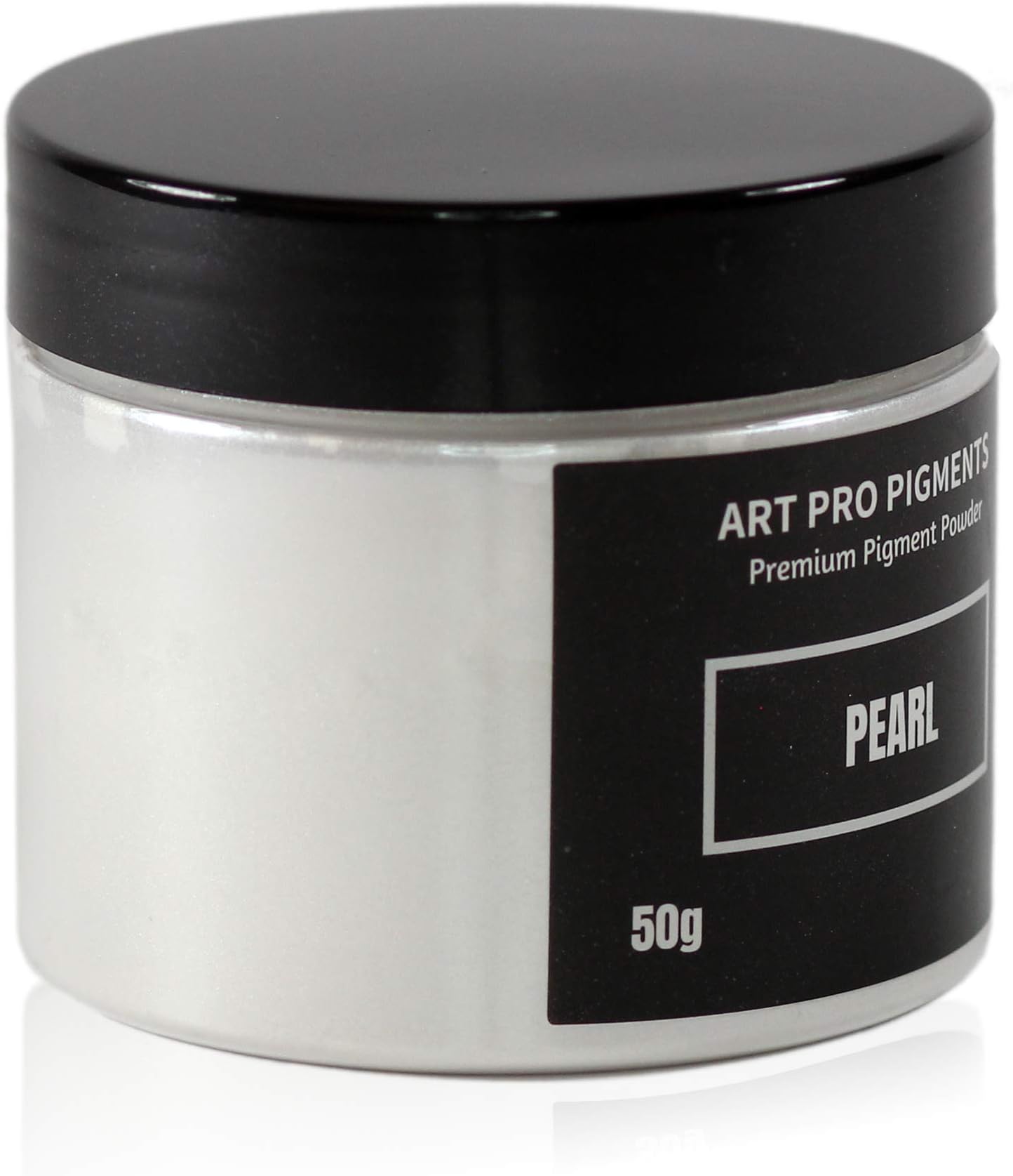 Brilliant Mica Powder - Perfect as Epoxy Resin Color Pigment - Great Cells - No Lumps or Residues - (50g, Pearl)