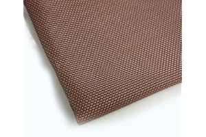 Flushbay Speaker Grill Cloth Speaker Fabric Protective Dustproof Mesh Cloth Stereo Fabric Replacement for Home Stage Speakers, Media Cabinet, KTV Box (Brown)