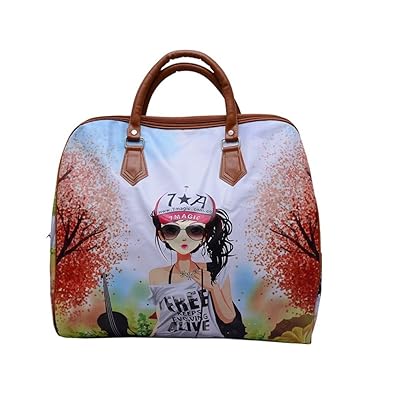 Devil Casual Elegant Digital Printed Exclusive Formal Duffle Handheld Spacious Travel Hobo Bag Hobo Handbag Stylish Handbag (Small Handbag ) Fashionable Girls Handbag