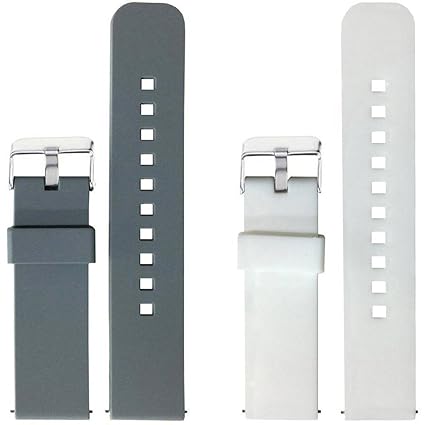 Amazon.com: ECSEM 2pcs Replacement Silicone Bands Straps for ...