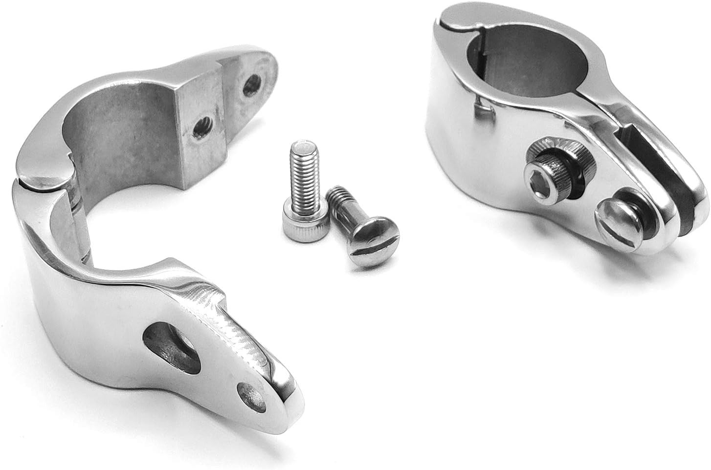 Amadget Bimini Top Hinge Rail Mount, 2 PCS Marine Boat Jaw Slide Stainless Steel 7/8" Hardware : Sports & Outdoors