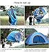 Allnice Outdoor Automatic Pop up Tent Instant Setup Lightweight Portable 2 Person Tent Camping Traveling Picnic UV Protection Sunshade Shelter Tent with Carry Bag