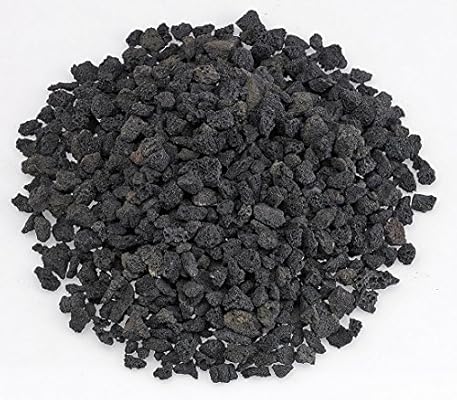 Black Lava Rocks For Fire Pit 20 Pounds Naturally Formed