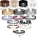 Tpocean 15 Pcs Chic Colorful Choker Necklace Harajuku Velvet Belt Tattoo Lace Rhinestone Collar with Pendant Birthday Gifts