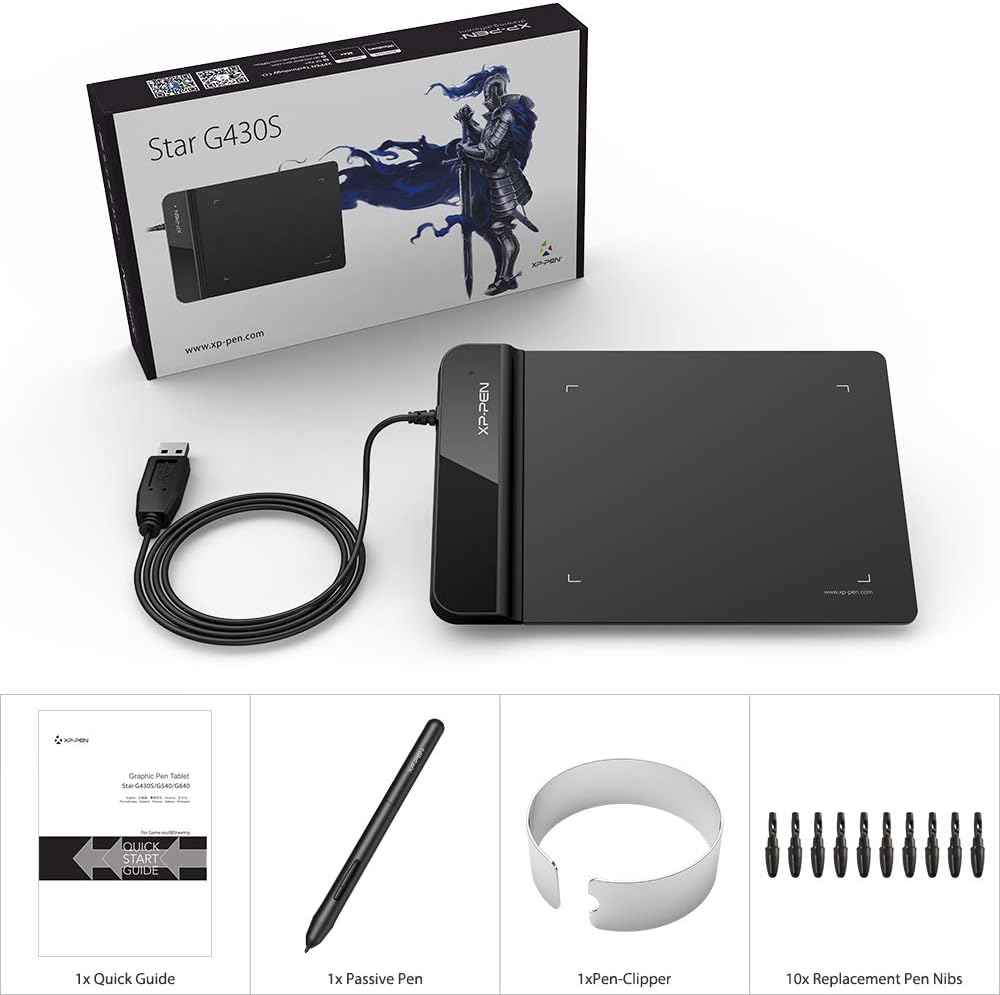 XP-Pen G430S OSU Tablet Ultrathin Graphic Tablet 4 x 3 inch Digital Tablet Drawing Pen Tablet for OSU! (8192 Levels Pressure): Computers & Accessories