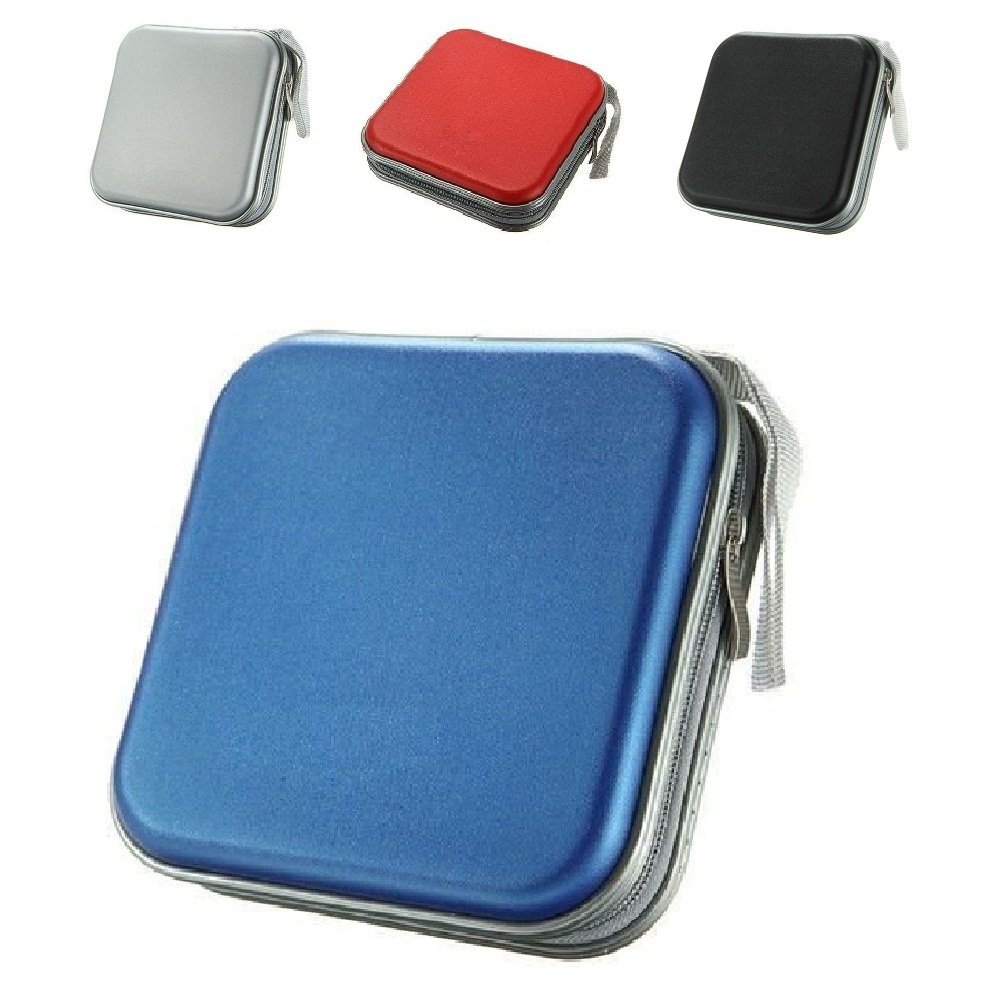 REALMAX® DVD Storage wallet Portable 40 Disc CD Plastic Bag Case water