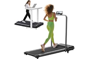 UYOGA Walking Pad with Incline and Handle Bar, 3.0HP Portable Electric Compact Walking Pads Treadmills with Handles for Home Small Spaces, Small Treadmill with Incline, 320 lbs Capacity, 0.6-6.2MPH