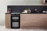 Hotpoint HD5V92KCB 50cm Double Cavity Electric Cooker Black Ceramic Hob view 7