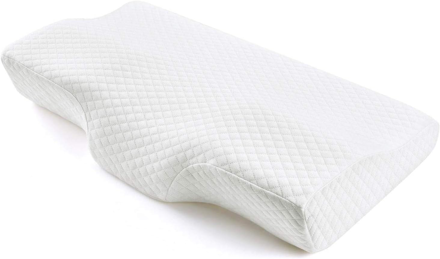 POLAR SLEEP Memory Foam Pillow Ergonomic Cervical Pillow for Neck Pain for Side Sleepers, Back and Stomach Sleepers, Orthopedic Sleeping Pillow with Free Pillowcase - Standard Size 60x35x11/6cm: Home & Kitchen