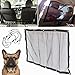 FOCUSPET Pet Car Net Barrier, Pet Safety Travel Isolation Net Car Universal Mesh Vehicle Van Back Seat Dog Barrier Mesh 45''x24.5''