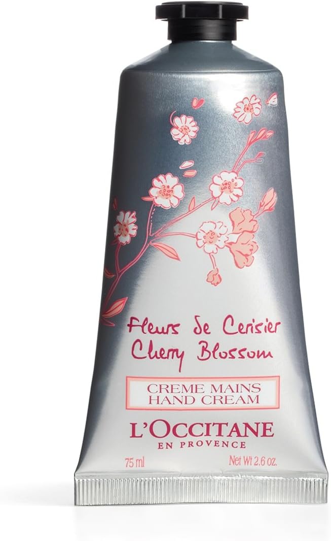 L'OCCITANE Cherry Blossom Hand Cream 75ml Shea Butter Vegan Floral Fruity Scent