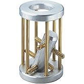 Bits and Pieces Metal Brain Teaser Puzzle, 3D Assembly Puzzle | Torpedo Disentanglement, Puzzles for Adults