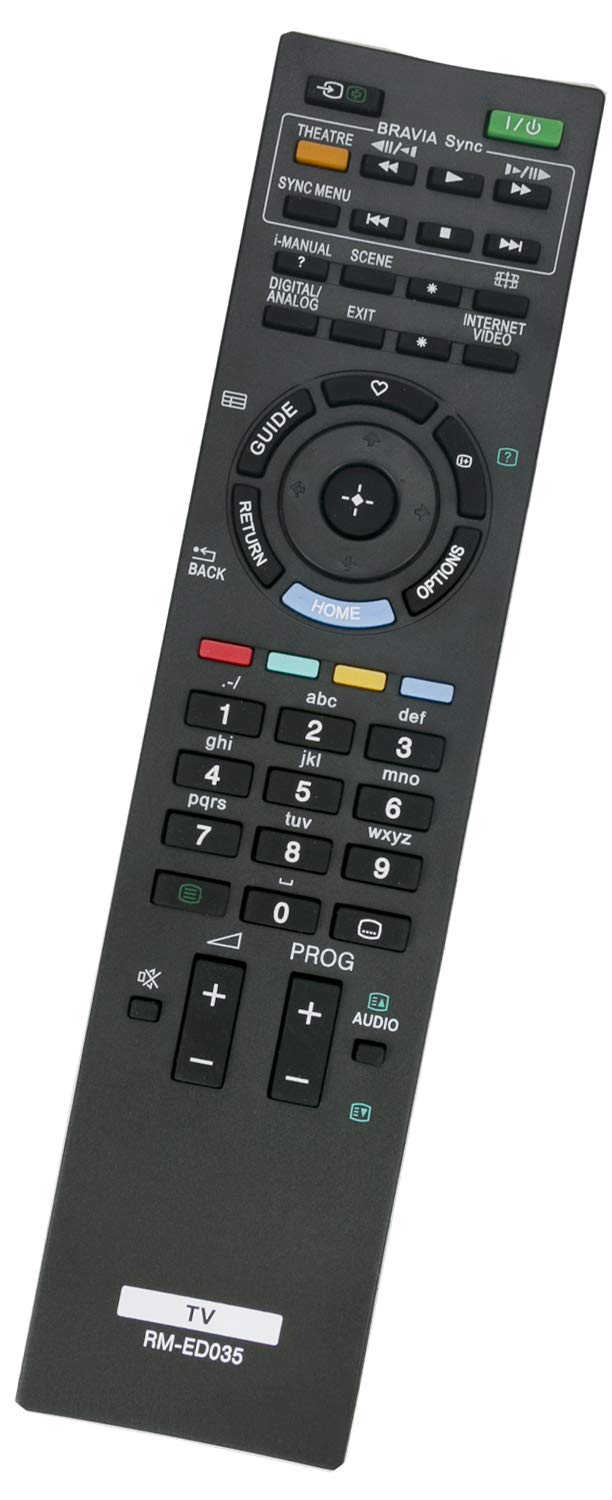 ALLIMITY RM-ED035 148770011 Remote Control Replace for Sony LCD Digital Color Bravia TV KDL-32BX300 KDL-32EX501 KDL-32EX503 KDL-32EX504 KDL-32EX700 KDL-37EX500 KDL-37EX503 KDL-46EX715 KDL-55EX503